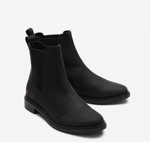 Toms Classic Black Ankle Booties